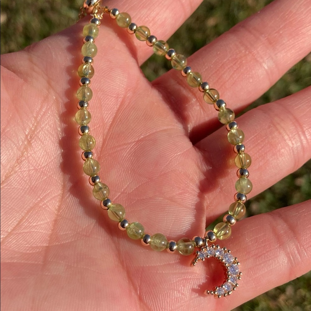 Peridot bracelet